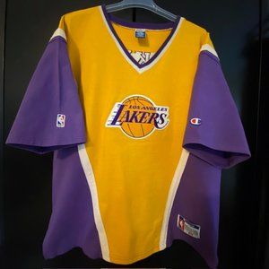 LA Lakers Champion Official Shooting Shirt - VTG